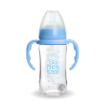 OEM new infant funny custom print 240ml glass baby feeder formula bottles , baby glass feed drink bottle feeding